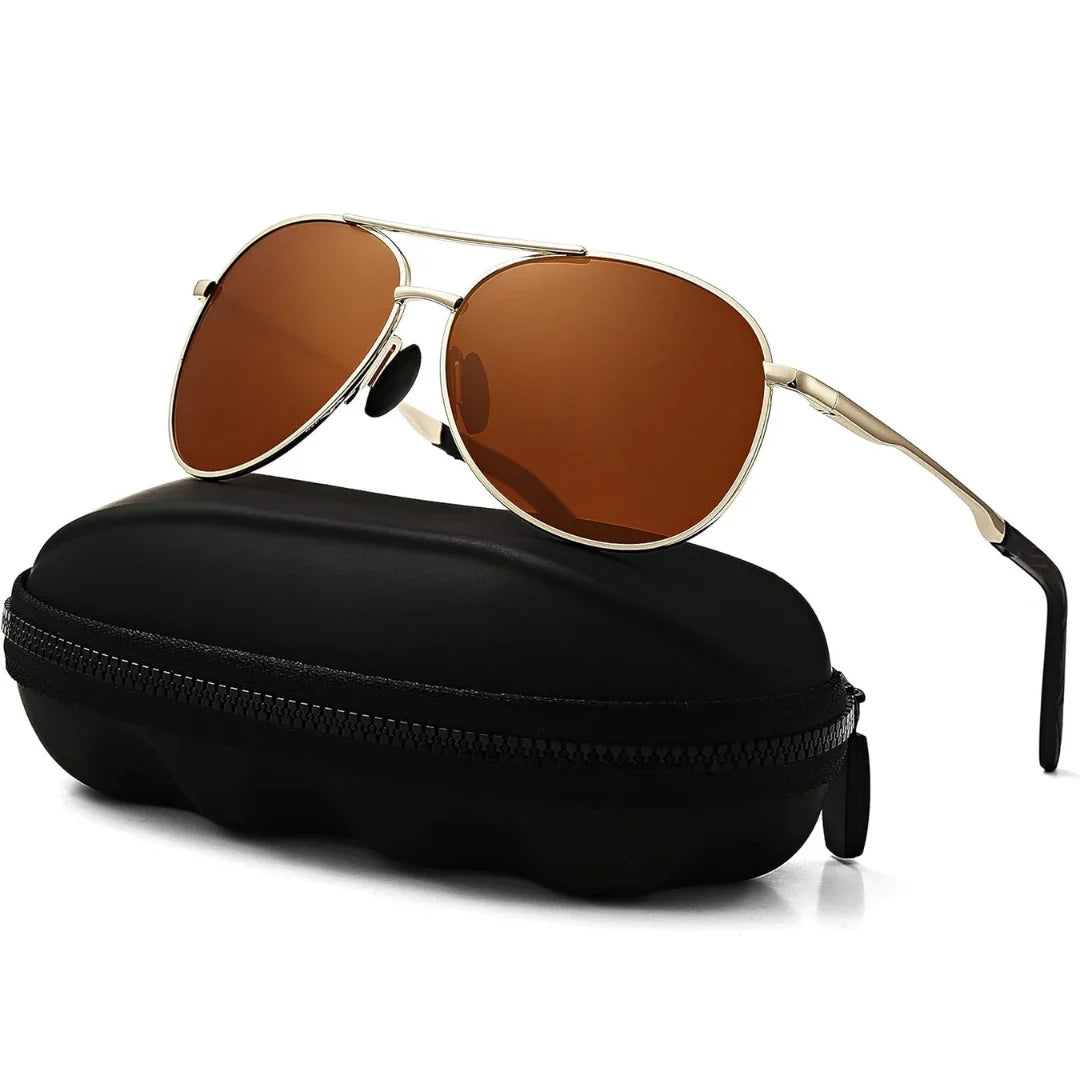 Polarized Aviator Sunglasses with UV400 Protection