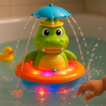 Fun LED Floating Crocodile Bath Toy - Dotisk