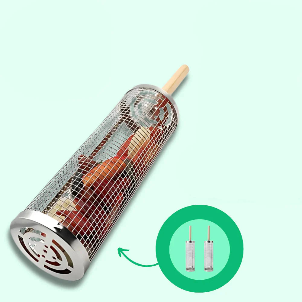 Easy Grill Basket for Vegetables and Meat
