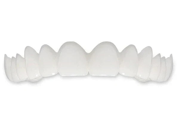 Removable Snap-On Veneers for Temporary Smile Makeover – Heat-Moldable Cosmetic Teeth Covers for Top Teeth