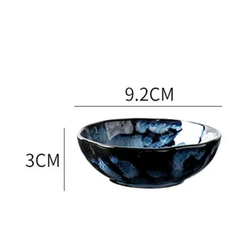 Ceramic Tableware Collection 10-Piece Set with Celestial Blue Pattern for Family Dinners Casual Dining Formal Entertaining Kitchen Essential