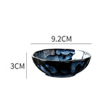 Ceramic Tableware Collection 10-Piece Set with Celestial Blue Pattern for Family Dinners Casual Dining Formal Entertaining Kitchen Essential