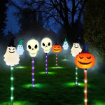 HauntLites™ - Set of 6 Solar Light Stakes