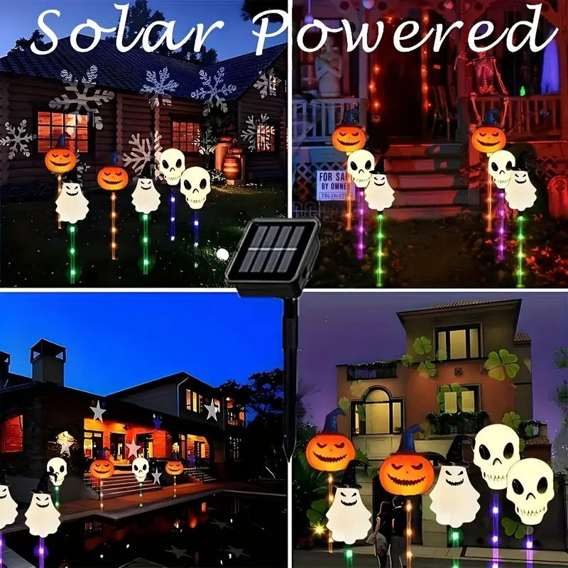 HauntLites™ - Set of 6 Solar Light Stakes