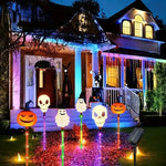 HauntLites™ - Set of 6 Solar Light Stakes
