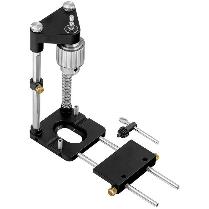 Handheld Drill Guide Jig with Adjustable Depth Stop | Portable Tool for Precision Woodworking