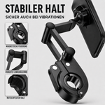 Waterproof Motorcycle Phone Mount with 360° Rotation for Bikes & Scooters – Universal Holder for Smartphones up to 6.7 Inches