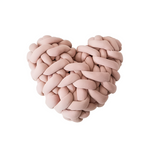 Harmony Heart Cushion - Handmade Cotton, Plush Design
