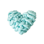 Harmony Heart Cushion - Handmade Cotton, Plush Design