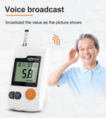 HealthTrack | Blood Glucose Meter with 100 Test Strips | Accurate Monitoring for Health Management