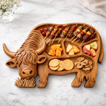 Rustic Cow Charcuterie Board