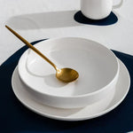 Titanium-Coated Stainless Steel Flatware Set – 18/10 Premium Dinnerware Service for Everyday Dining & Special Occasions
