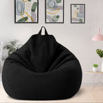 Washable Lounge Sack Shell for Custom Fill | Contoured Polyester Seat Cover for Living Room, Dorm & Bedroom | Choose 31x35 or 39x47 Inch
