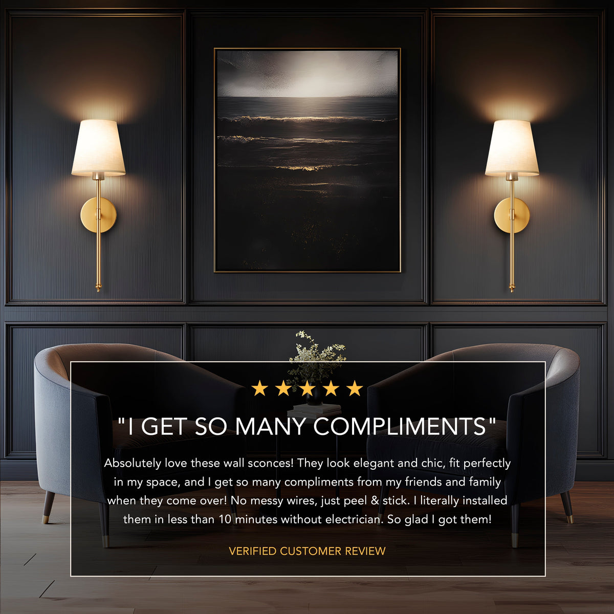 Nova™ - Original Wireless Wall Sconces (Set of 2)