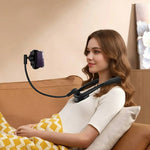 Innovative Phone Holder | Adjustable Cell Phone Stand with 360-Degree Rotation | Comfortable Neck and Desk Use