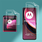 Dual Hydrogel Screen Guards for Foldable Razr Phones – Inner & Outer Display Protection Set