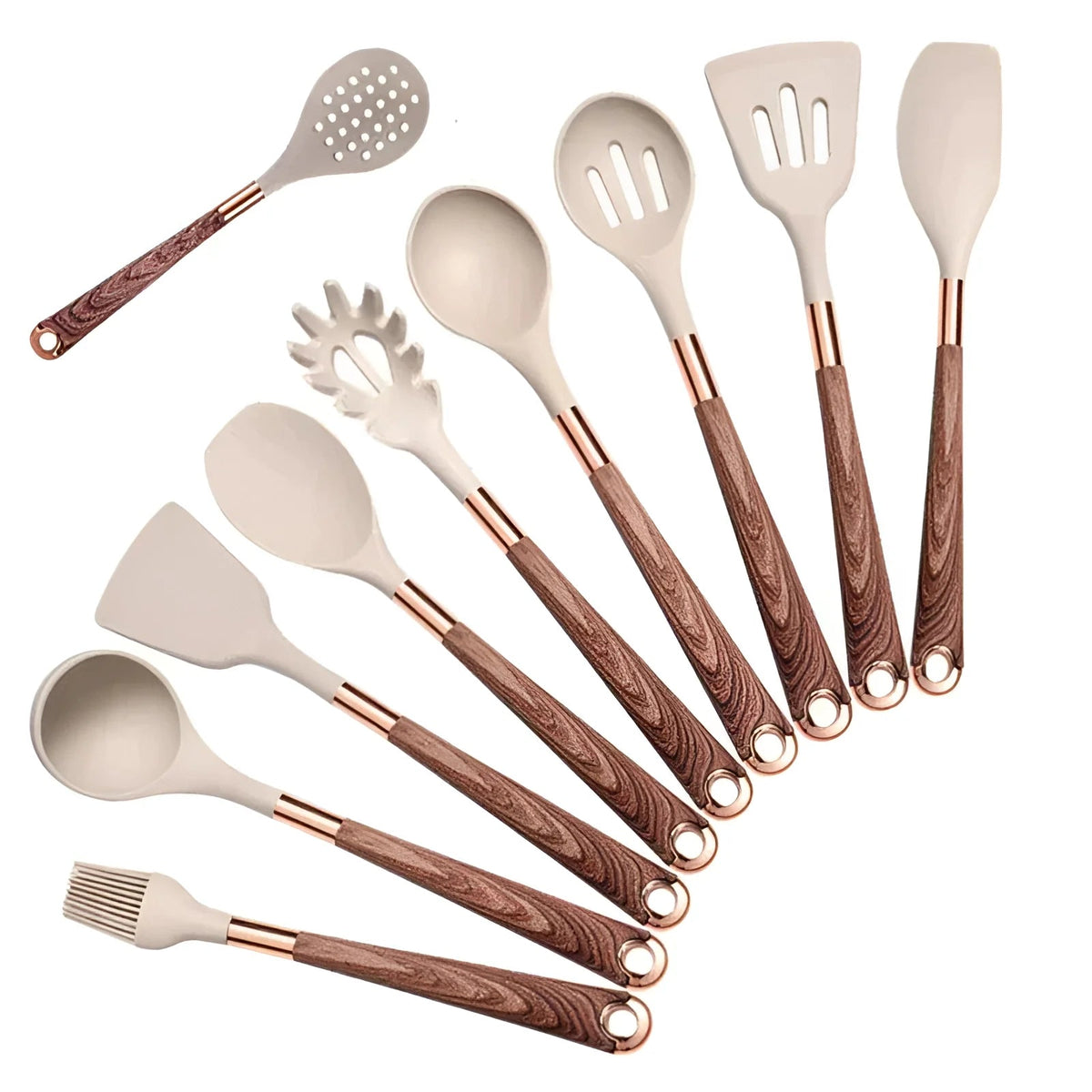 Non-Stick Silicone Kitchen Utensil Set