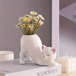 WhiskerBloom™ - Kitty Ceramic Pot