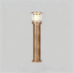 Weather-Resistant Pathway Bollard Light 6-in Aluminum Post Lamp for Driveways Gardens Patios IP65 Waterproof Outdoor Standing Light E26 Sock