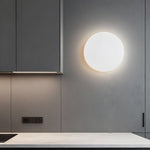 Modern Metal Sconce with Acrylic Shade in Black or White for Hallway Bedroom Living Room Indoor Ambient Lighting LED Fixture Contemporary Ho