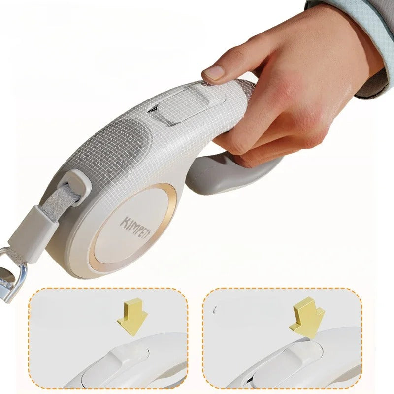 Easy Walk Dog Leash with Retractable Soft Grip