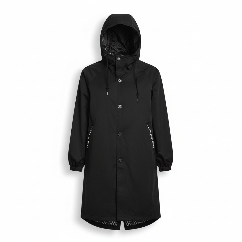 Packable Rain Jacket Women's Hooded Water-Resistant Windbreaker Oversized Lightweight Travel Coat Outdoor Athletic Layer