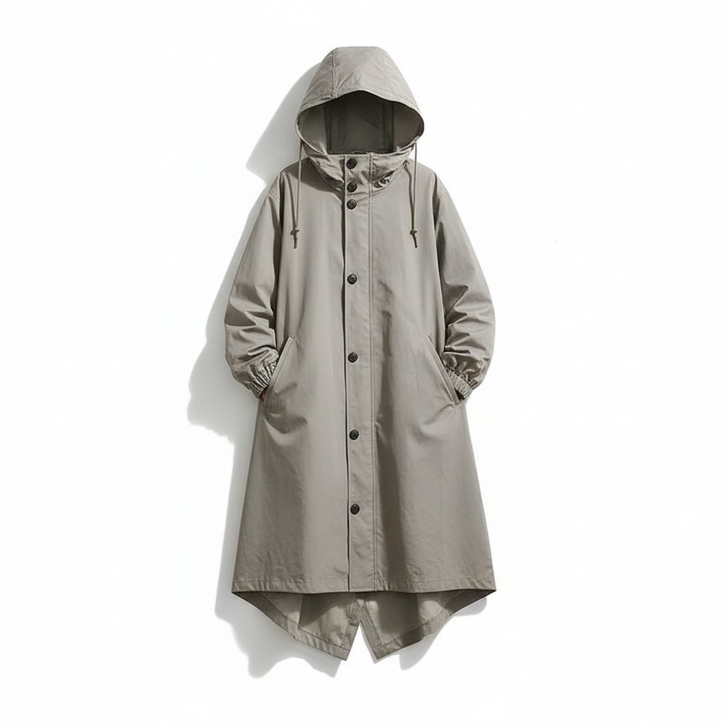 Packable Rain Jacket Women's Hooded Water-Resistant Windbreaker Oversized Lightweight Travel Coat Outdoor Athletic Layer