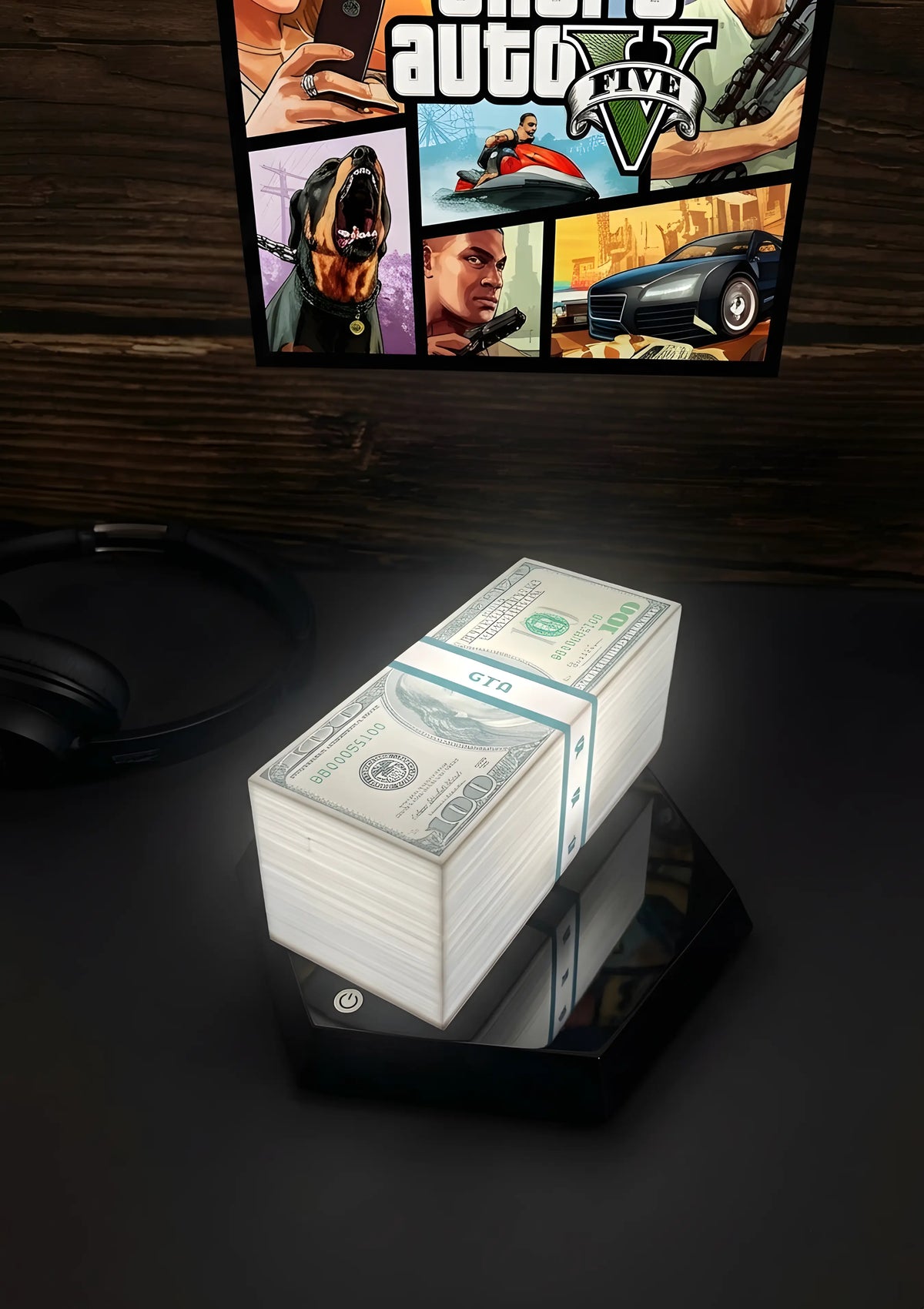 CashGlitch™ -Floating Money Lamp
