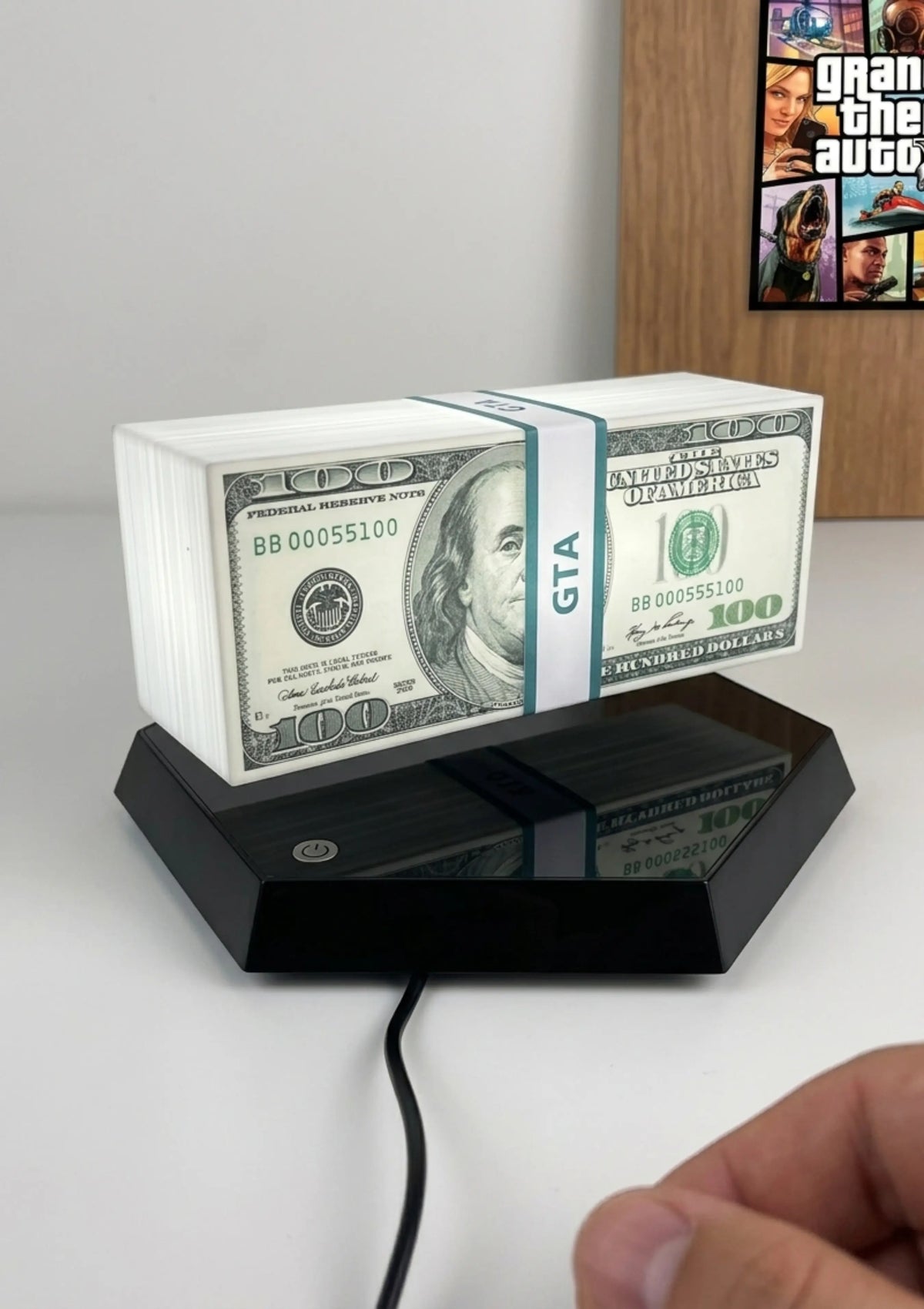 CashGlitch™ -Floating Money Lamp