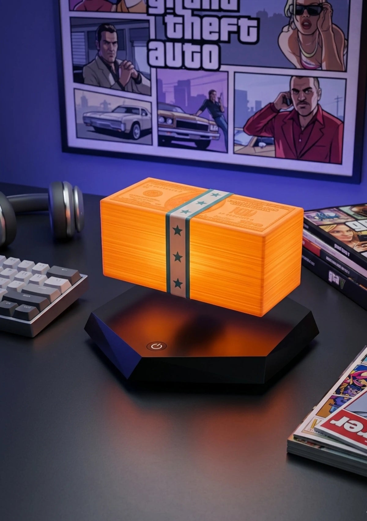 CashGlitch™ -Floating Money Lamp