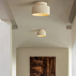 Semi Flush Mount Light Fixture 10 Inch Resin Dome for Low Ceilings Hallway Entry Foyer Bedroom Transitional Classic Home Décor
