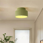 Semi Flush Mount Light Fixture 10 Inch Resin Dome for Low Ceilings Hallway Entry Foyer Bedroom Transitional Classic Home Décor