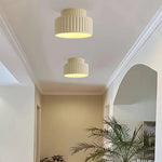 Semi Flush Mount Light Fixture 10 Inch Resin Dome for Low Ceilings Hallway Entry Foyer Bedroom Transitional Classic Home Décor