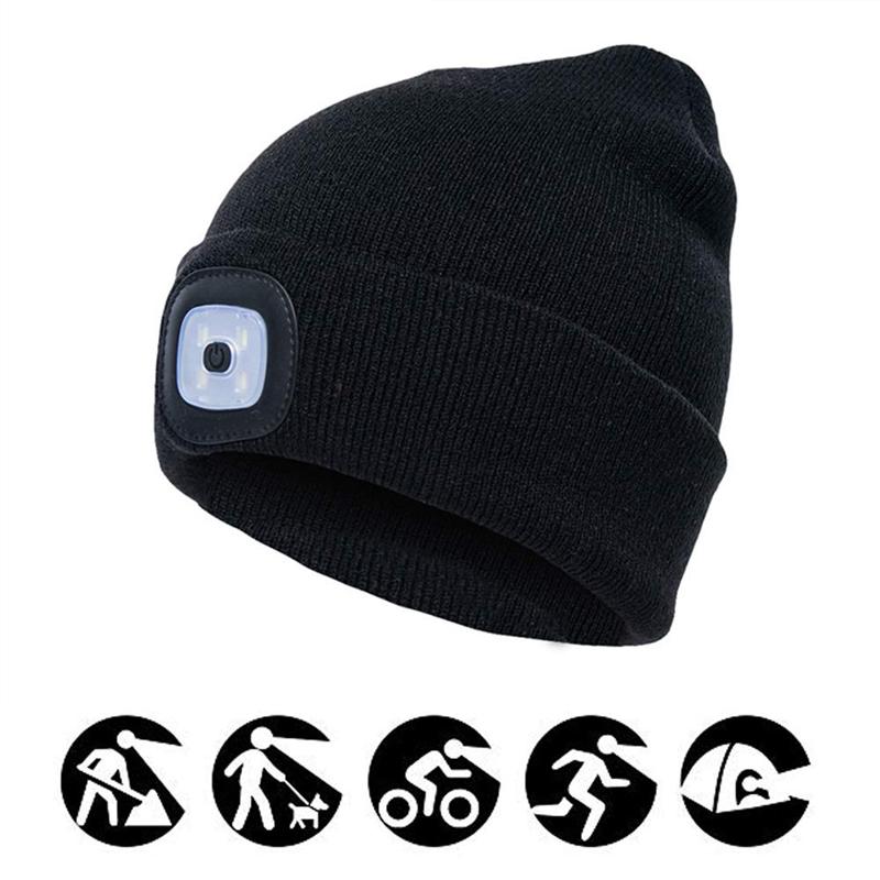 Bright LED Charging Cap Hat