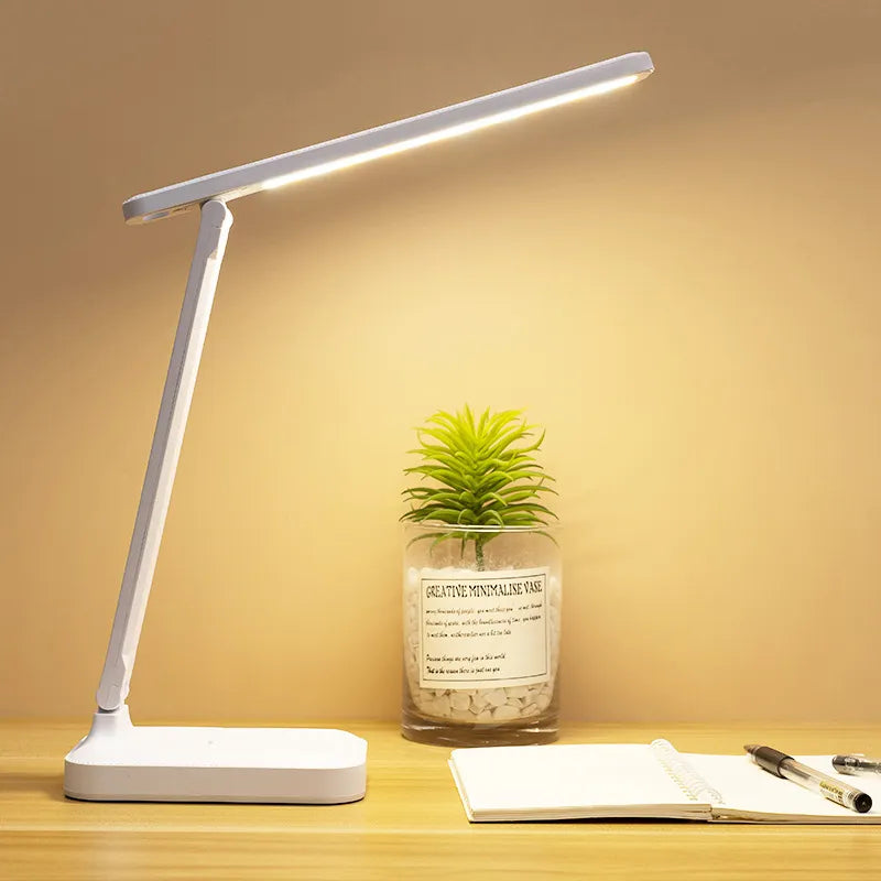 Portable Rechargeable LED Table Lamp with Touch Control