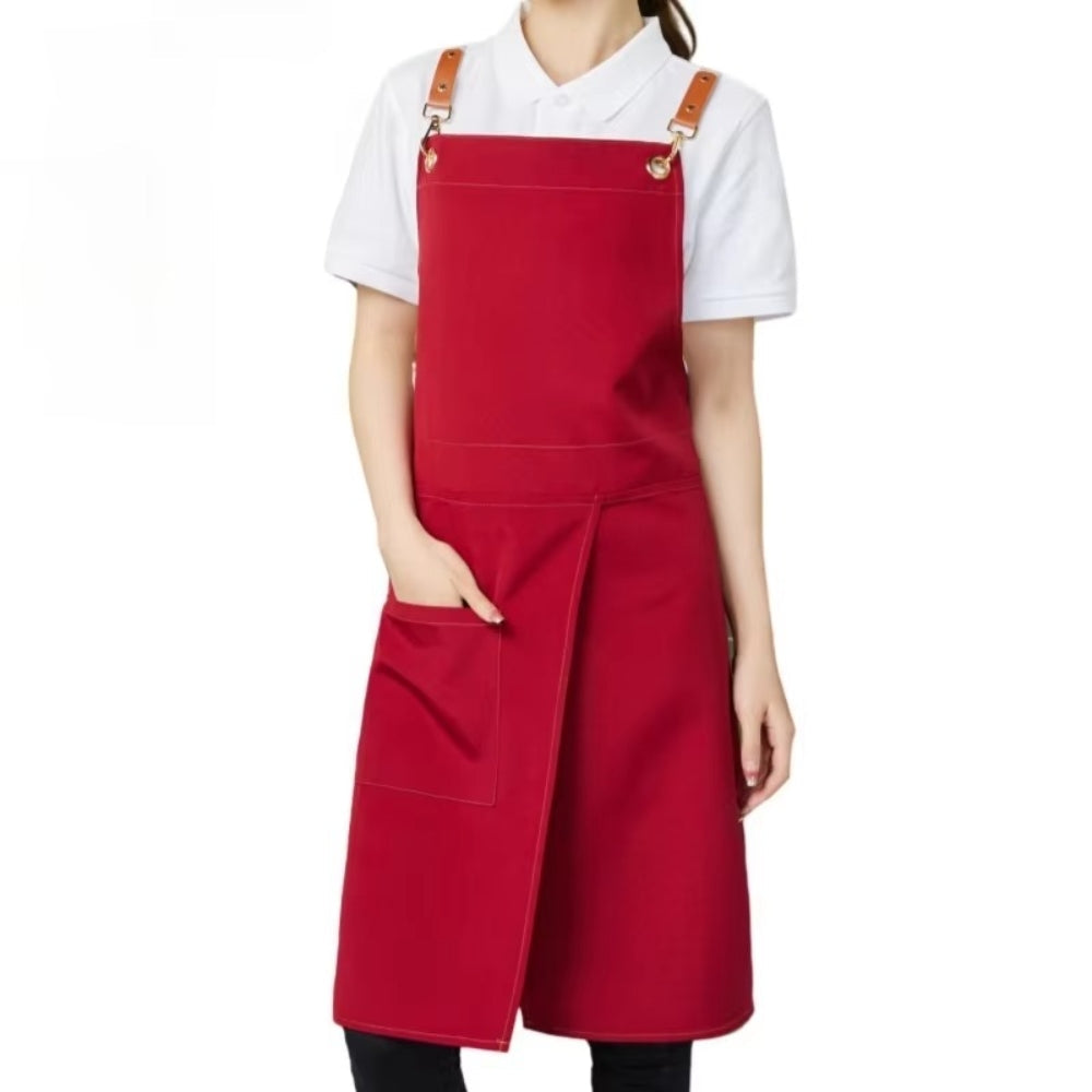 Lunara Chef Apron - Water-Resistant Canvas, Adjustable Straps and Pockets