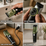 Beard Trimmer Integrated Vacuum 90-Minute Runtime