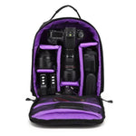 Camera Backpack Compact Adjustable Padded Dividers & Double Zippers