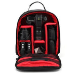 Camera Backpack Compact Adjustable Padded Dividers & Double Zippers