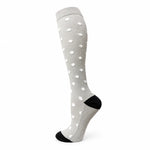 Compression Socks Knee-High Graduated Support Breathable Cotton Blend