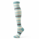 Compression Socks Knee-High Graduated Support Breathable Cotton Blend