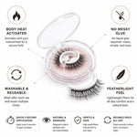 False Lashes Self-Adhesive Reusable & Washable