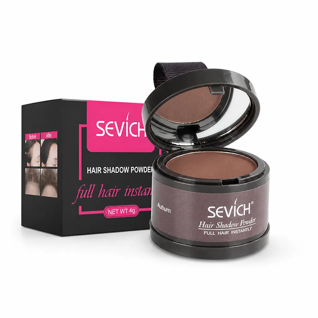 Hair Concealer Powder Instant Root Coverage Water-Resistant Natural Fibers