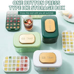 Ice Cube Maker One-Press Space-Saving Freezer-Safe