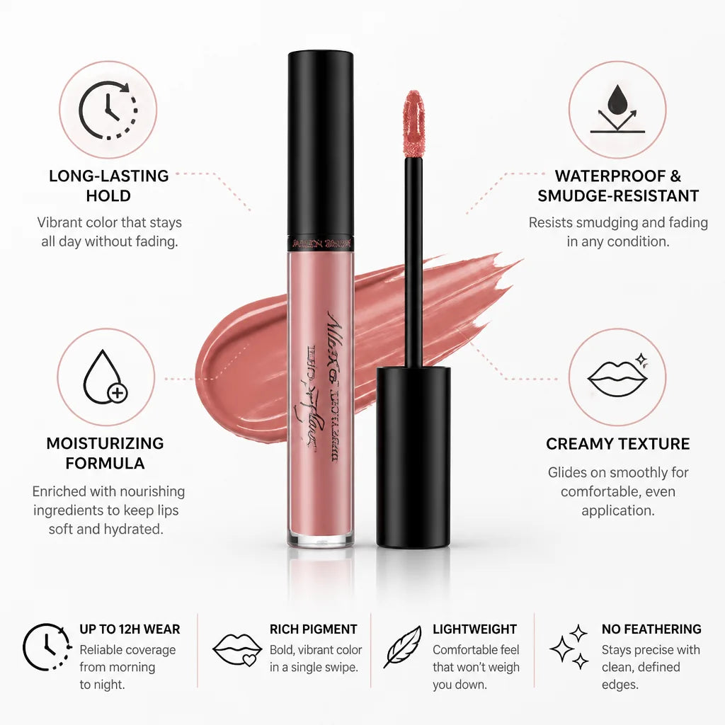 Lipstick Water-Resistant Creamy Long-Lasting
