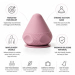 Massage Ball Deep-Tissue Silicone Suction Base