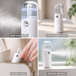 Mini Facial Mist Sprayer Nano Mist USB Rechargeable