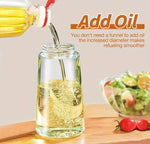 Oil Spray Bottle Adjustable Nozzle & Fine Mist 500ml