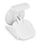 Shower Footrest Suction Cup Mount Integrated Shelf