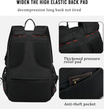 Travel Backpack Expandable 60L Padded Laptop & Built-In USB